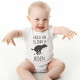 Hold On - Slidin' A Biden Onesie - Political Humor - Short Sleeve - Organic Cotton - Infant Bodysuit