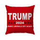 TRUMP 2024 - Make Liberals Cry Again - Political Humor Pillow Cover - 3 Sizes