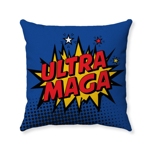 ULTRA MAGA - 2024 Election Pillow Cover - Pop Art Style - 3 Sizes 