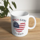 MAGA GANG -  Your State Added - Customizable - Political Satire - Ceramic Coffee Mug - 11 Ounce 